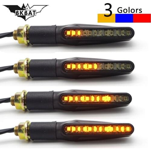 Flashing motorcycle led stop signal turn signals brake light For 650 bandit honda x11 fz 25 tete de fourche moto ktm 1290 led