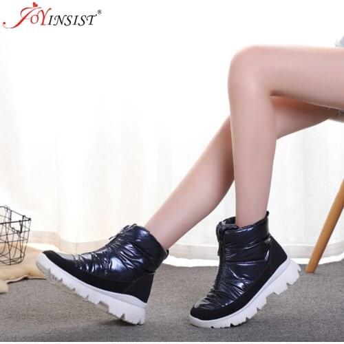 New Snow Boots For Winter 2019Zipper Low To Help White Non-slip Water Proof Tourism Ski