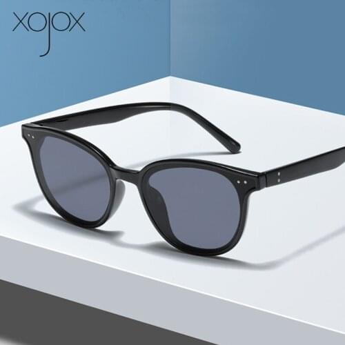 XojoX Fashion Sunglasses for Women Men Retro Round Sun Glasses Luxury Design Eyeglasses 2021 New Outdoor Goggles