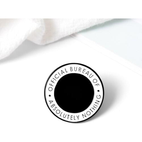 Official bureau of brooch is ridiculous and sarcastic alloy brooch pin badge enamel backpack lapel pin Neckline jewelry gifts