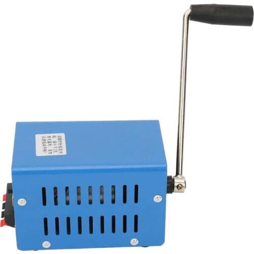 20W Generator Portable High Power Hand-cranked Charging Generator 2000 RPM USB Charging Emergency Dynamotor alternator for wind