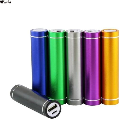 Portable Multicolor USB 5V/1A Power Bank Case 18650 Suite Battery External DIY Charge Box Kit Universal Cell Phones Free Welding