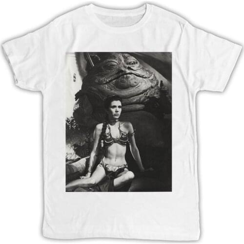 Princess Leia Jabba Poster Ideal Birthday Gift Designer t-shirt Cool New Fashion Stranger Things Men Short Sleeve T Shirts