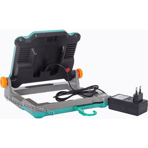 LED Working Lamp with Eu Plug adapter For DeWalt for Makita for Milwaukee for Bosch 18V 20V Li-ion Battery outdoor light hotsell