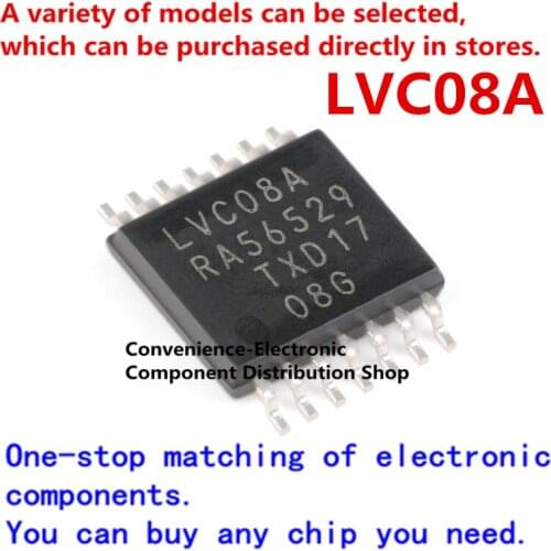 10PCS/PACK LVC08A SN74LVC08APWR 74LVC08APW,118 TSSOP-14 quad 2-input AND gate chip