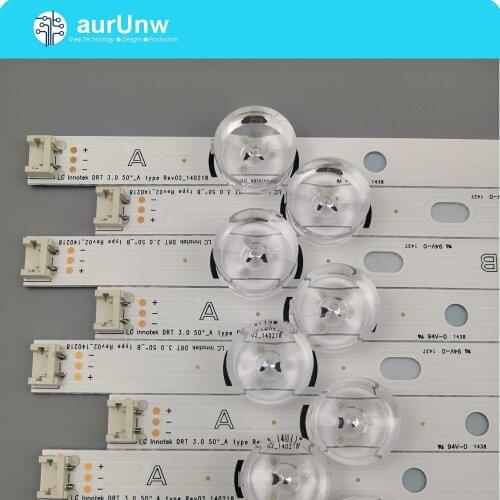 1027mm LED Backlight Lamp strip 9 leds For LG INNOTEK DRT 3.0 50"_A/B TYPE REV01 REV02 140218 140107 50 inch LCD Monitor