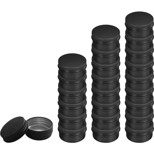 24pcs Tin Jars Cans Screw Top for Eye Shadow Bead Samples Tins 20g/20ml