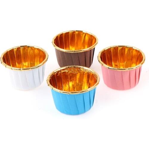 50/100PCS/Pack Muffin Cupcake Liner Cake Wrappers Baking Cup Tray Case Cake Paper Cups Pastry Tools Party Supplies