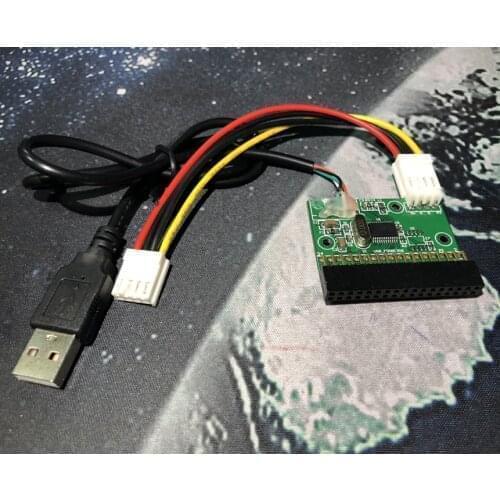 1.44MB 3.5" Floppy Drive Connector Adapter 34PIN 34P to USB Cable Adapter PCB Board U disk to floppy disk Soft cable 34 PIN new