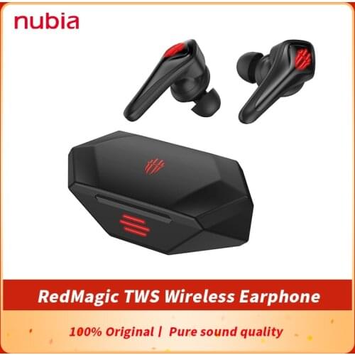 Original RedMagic TWS Wireless Bluetooth Gaming Earphones Nubia Redmagic Cyberpods Gaming Earbuds 39ms low latency