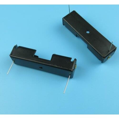 MasterFire 500pcs/lot 1 X 1.5V AA Size Power Battery Holder Storage Box Case With Pin PCB Spring Clip 14500 Batteries Container