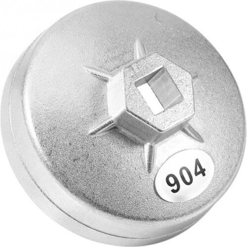15 Flutes Oil Filter Cap Wrench Tool,Cuque Oil Filter Wrench Cap Housing Tool Remover 904 79mm Aluminum Cap Oil Filter tool