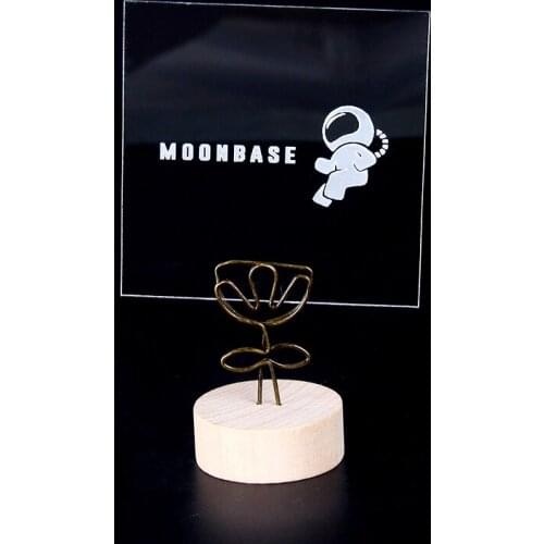 Custom Logo Text Transparent Sign Personalized Wedding Table Numbers with Holders Calligraphy Acrylic Table Number