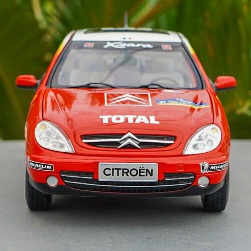1/18 alloy die-casting simulation car model original Citroen Senna rally car adult collection children gifts family display