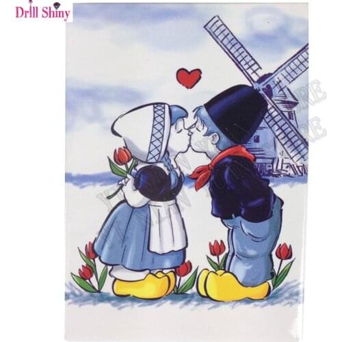 Cartoon Holland Pops 5D Diy Diamond Embroidery Painting full square Mosaic Drill Resin Rhinestone Needlework 3D Cross Stitch Kit