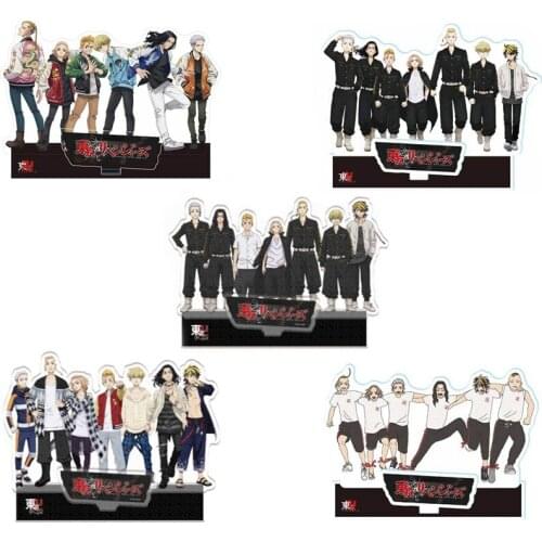 Anime Tokyo Revengers Cartoon Figure Acrylic Stand Figure Model Desktop Manjiro Ken Takemichi Kazutora Model Gift