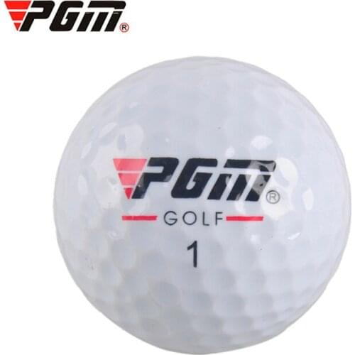 PGM Outdoor Sport Golf Game Training Match Competition Rubber Three Layers High Grade Golf Ball White Practice