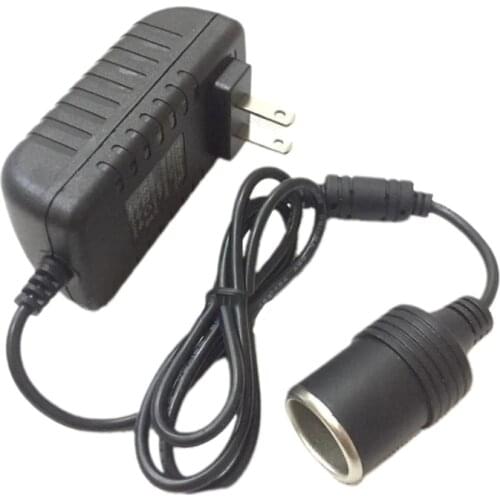 AC to DC Converter 12V 2A Car Cigarette Lighter Socket Power Adapter for Car Recorder Electronic Dog Small Equipment