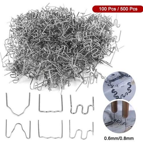 100/500PCS Hot Stapler Staples For Plastic Welder Car Bumper Repair Welding Machine Hot Welding Tool