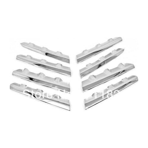 Car Styling Chrome Front Grille Insert Trims For Nissan Qashqai Dualis 2007-2009