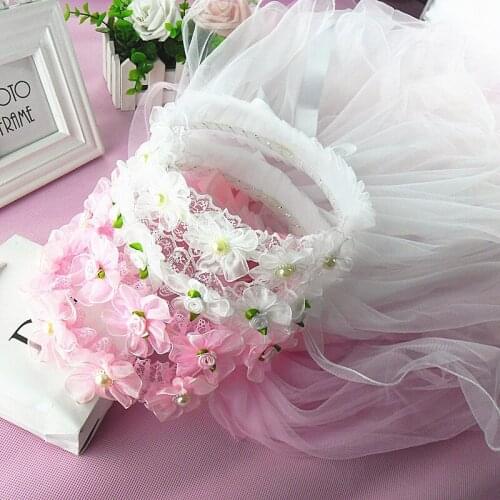 Wedding Wreath Hair Accessories for Women Children Girls Floral Garlands Bride Headband Hair Band Hair Accessories