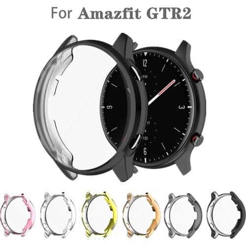 Ultra Slim Protector Case for Huami Amazfit GTR 2 A1951 Ultra Slim Soft Hollow out Watch Cover for GTR2 Protective Bumper Shell