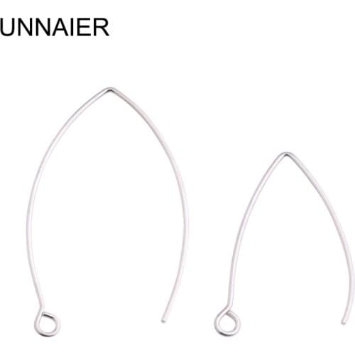 10piece Stainless steel V-shaped ear hook Question mark hook Stainless steel fish ear hook Jewelry hook