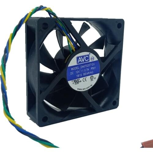 DA07020T12U For AVC 7020 12V PWM 0.70A Chassis Cooling Fan cpu fans