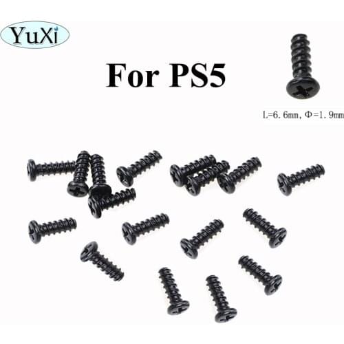 YuXi 100pcs Replacement For PS5 handle screw For Sony PS5 PlayStation 5 DS5 Controller Screws Round head Cross Screw
