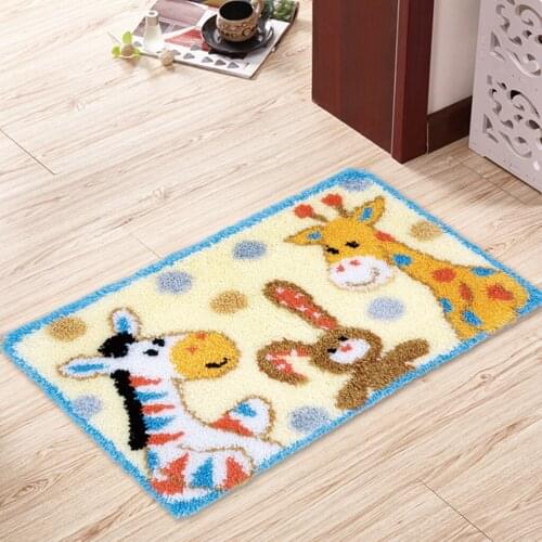 DIY Latch Hook Kit Rug Making Crafts for Kids/Adults 20 inch X 31 inch