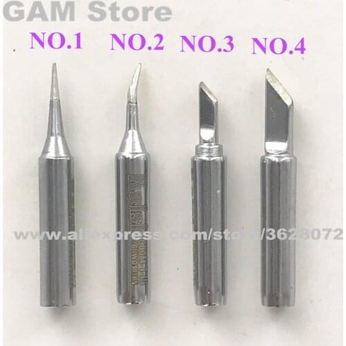 Iron Tip Soldering Tip Welding Sting Sharp Straight Knife Tip Rework Solder Station Lead-Free