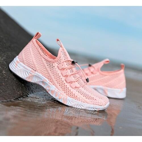 TANTU Womens Summer Fashion Water Shoes Fast Drainage Lightweight Outdoor Swimming Shoes Non-slip Beach Shoes Breathable Shoes