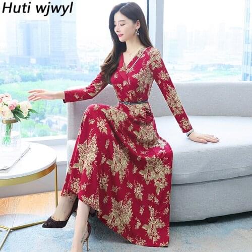 2021 Women Knitted Cotton Long Sleeve Midi Dress Elegant Casual Party Maxi Vestidos Autumn Winter Bodycon Korean Vintage Dresses