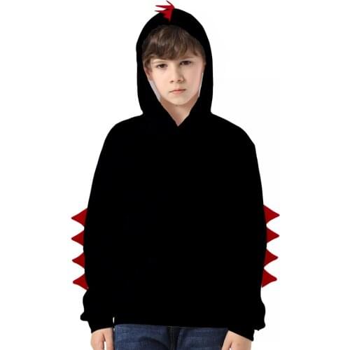 2021 Fashion Boys Hoodie Sweatershirt Cotton Casual Children Long Sleeve Boys Clothes Dinosaur Cute Outfit Costume
