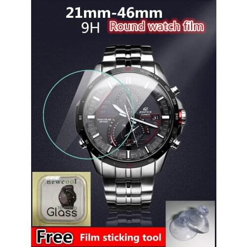 3pcs For 26 27 28 29 30 31 31.5 32 32.5 33.5mm Universal Round Flat Watch Diameter Tempered Glass Screen Protector Guard Film