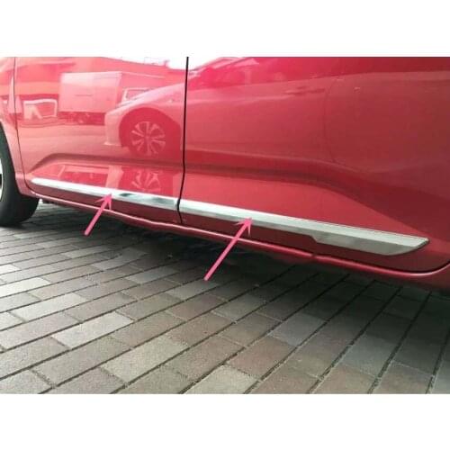 4pcs ABS Car Body Side Door Moulding Cover Trim Sticker Fit For Toyota Roomy 2016