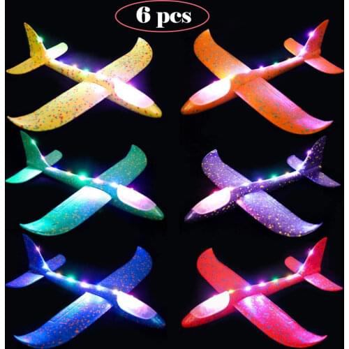 48CM Hand Throw Flying Glider Planes Foam Plane Kid toys Model Glider airplane Kids Gift Toy Free Fly Plane Toys