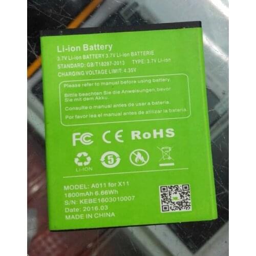 XGODY X11 battery 1800mah 3.7V for XGODY X11 MTK6737 Quad Core Cell Phone-free shipping