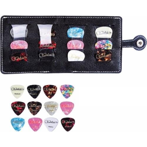 Cheerhas electric Guitar Pick collection Hloder Case with free 12picks guitar accessories