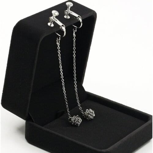 JIOFREE Long Clip on Earrings Without Piercing for Girls Party Weddings Cute Jewelry Gift No Hole Ear Clip