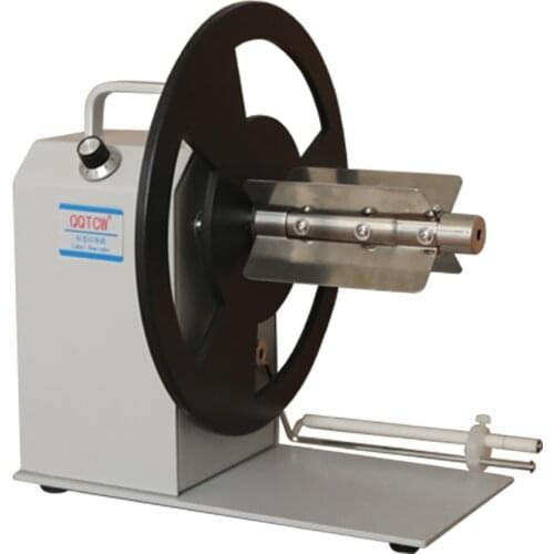 AC100-240V Automatic Label Rewinder Label Barcode Electric Rewinding Machine Adjustable Speed Direction Width 120MM QQTCW-Q6