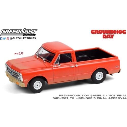 GreenLight 1:24 1971 Chevrolet C-10 Alloy Metal Diecast Cars Model Toy Vehicles For Children Boy Toys