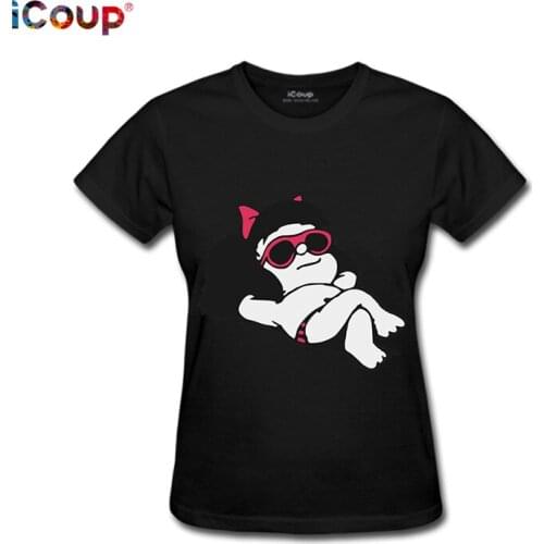 ICoup Womens Mafalda Sol & Verano Caricature Series T-Shirt Gift For Children