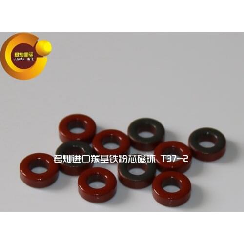 10pcs Imported magnetic ring with diameter of 10.0mm, produced by German powder, imported magnetic core of T37-2