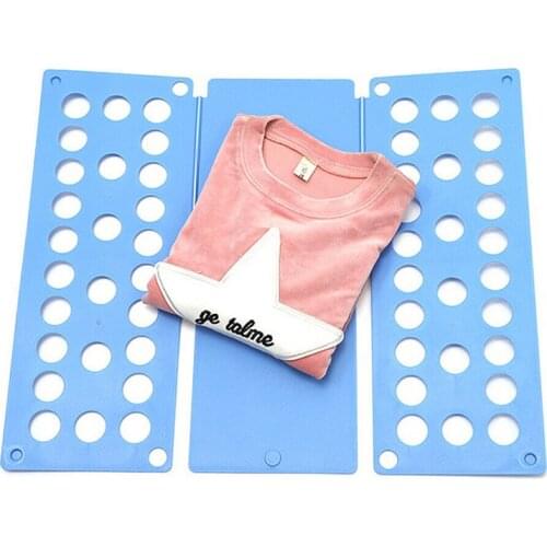 Quality Quick Clothes Folding Board Clothes Holder Adult Kids Magic Clothes T-Shirts Folder Laundry Organizer Fold Save Time