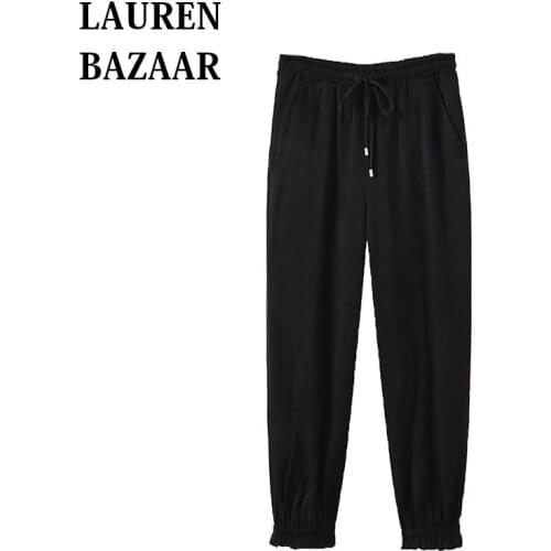 LAUREN BAZAAR Women's Loose Pants