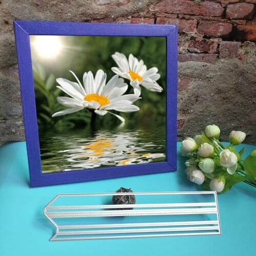 3D square photo album metal cutting mold, scrapbook, photo frame, photo album decoration, DIY handmade art