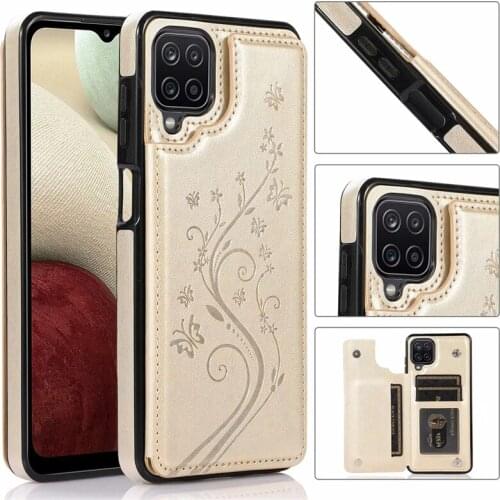 Fashion Pattern Leather Phone Case For Samsung Galaxy A52 A72 A32 A42 A51 A71 A30 A50 Back Cover Retro Card Slot Holder Case