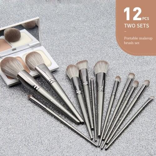 1/12pcs Makeup Brushes Set Eye Shadow Professional Highlight Eyebrow Powder Concealer Foundation Make up Beauty Cosmestic Brush