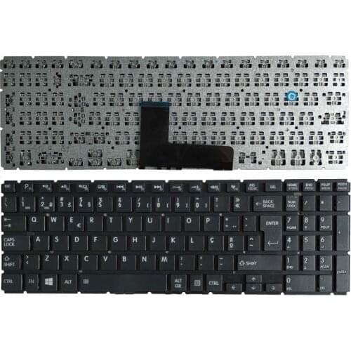 New PO keyboard for Toshiba Satellite L50-B L55-B L55DT-B S50-B S55-B Portuguese Laptop Keyboard black